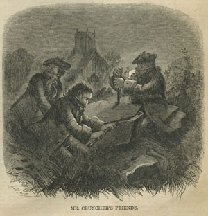 &ldquo;Mr. Cruncher&rsquo;s Friends,&rdquo; Harper&rsquo;s Weekly, July 30, 1859, p. 485.